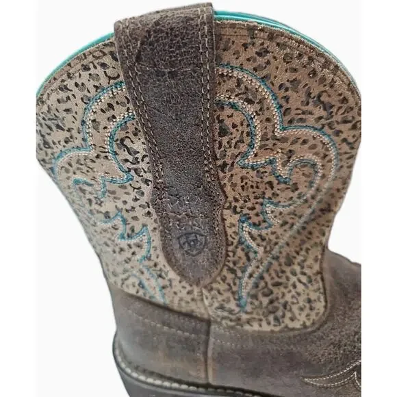 Ariat ~Woman Size 9B~ Brown Fatbaby Heritage Western Boots. - Picture 13 of 16